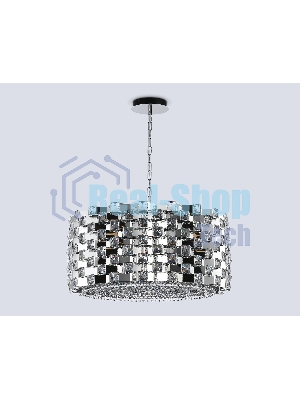 Люстра Ambrella light LH41006/18 CH/CL хром/прозрачный E14*18 max 40W D700*320