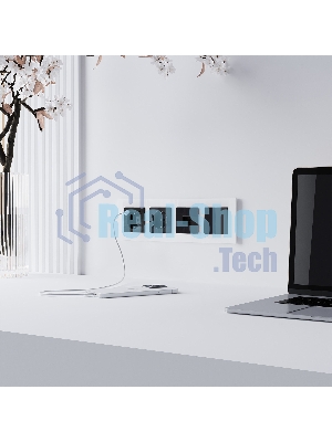 Розетка Ethernet RJ-45 (черный акрил)