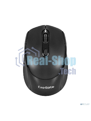 Мышь беспроводная ExeGate Professional Standard SR-9005 черный, 1200 dpi, радиоканал, USB, кнопки - 4