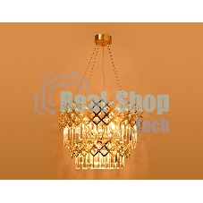 Светильник Ambrella light TR5275/8 GD/CL золото/прозрачный E14/8 max 40W D520*880