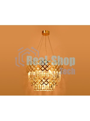 Светильник Ambrella light TR5275/8 GD/CL золото/прозрачный E14/8 max 40W D520*880