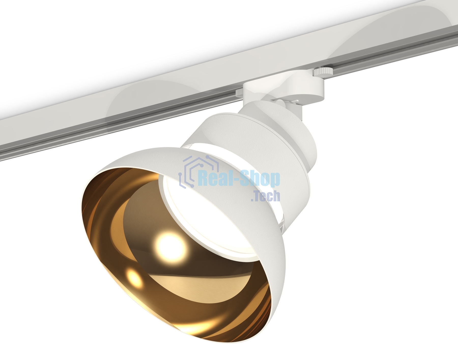 Светильник Ambrella light XT8101201SWH/PYG/CL белый песок/золото желтое полированное/прозрачный GX53