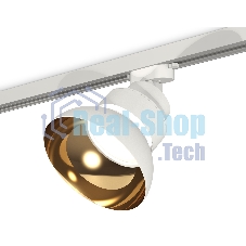 Светильник Ambrella light XT8101201SWH/PYG/CL белый песок/золото желтое полированное/прозрачный GX53