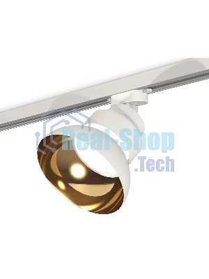 Светильник Ambrella light XT8101201SWH/PYG/CL белый песок/золото желтое полированное/прозрачный GX53
