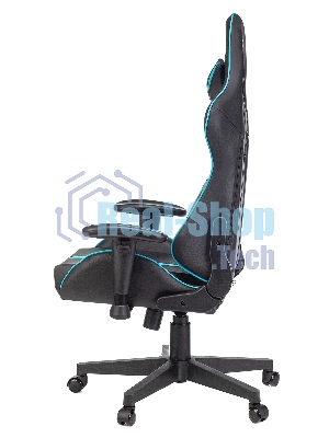 Кресло игровое A4Tech X7 GG-1200 черный/голубой искусственная кожа крестовина пластик
