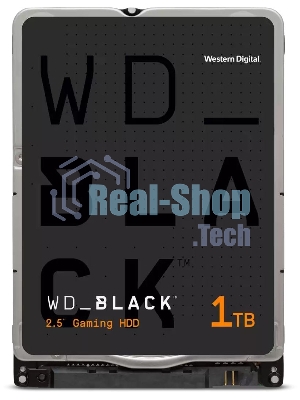 Жесткий диск WD 1Tb 7200rpm SATA-III WD10SPSX черный 64Mb 2.5