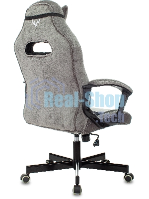 Кресло Бюрократ VIKING 6 KNIGHT B FABRIC черный, ткань, 120 кг, механизм качания