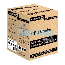 Кулер для процессора ExeGate Dark Magic EXX400V3-PWM.RGB (Al+Cu, черное покрытие, 4 тепл.трубки, LGA1150/1151/1155/1156/1200/1700/1851/AM2/AM2+/AM3/AM3+/AM4/AM5/FM1/FM2/754/939/940, TDP 140W, Fan 120mm, PWM, 800-1800RPM, Hydro bearing, 4pin, 11-24db, 500г брутто, RGB подсветка, с термопастой, на винтах, RTL)