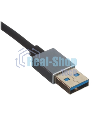 Кабель-переходник USB 3.0 (Am) --> LAN RJ-45 Ethernet 1000 Mbps, Aluminum Shell, VCOM DU312M