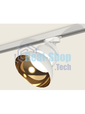 Светильник Ambrella light XT8101201SWH/PYG/CL белый песок/золото желтое полированное/прозрачный GX53