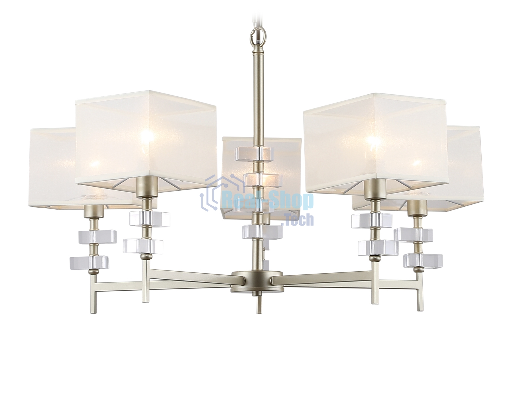 Люстра Ambrella light LH71331/5 CGD золото E14/5 max 40W D700*850