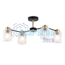 Светильник Ambrella light TR303324/4 BK/GD черный/золото E27/4 max 60W 650*290*270