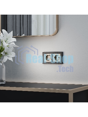 Накладка для розетки USB (шампань)