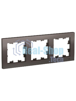 Рамка 3-м AtlasDesign универс. мокко SchE ATN000603