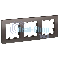 Рамка 3-м AtlasDesign универс. мокко SchE ATN000603 Рамка 3-м AtlasDesign универс. мокко SchE ATN000603