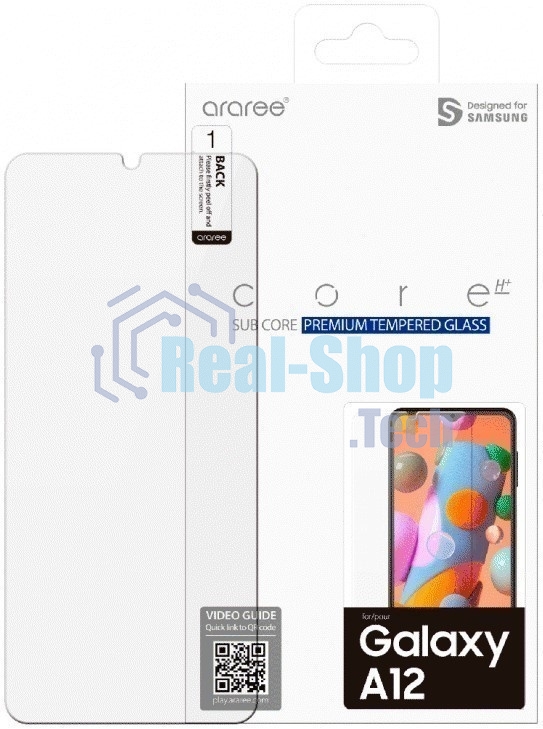 Защитное стекло для экрана Samsung araree by KDLAB для Samsung Galaxy A12 прозрачная 1шт. (GP-TTA125KDATR)