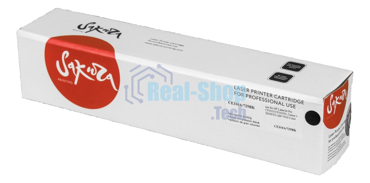 Картридж лазерный Sakura CE310A для HP LaserJet Pro CP1025/CP1025N, Canon i-SENSYS LBP-7010 Color черный, 1200 к.