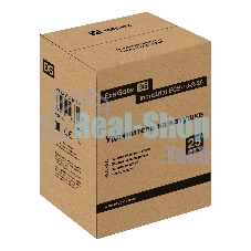 Удлинитель на катушке ExeGate industrial ECS-10-2-25 (4 евророзетки, IP20, 25 м, защита от детей, защита от перегрузки, 2х1,0 мм2, 10А/2.3 кВт)
