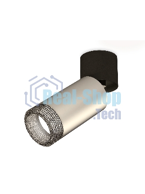 Светильник Ambrella Light XM6324041 SSL/BK/BK серебро песок/черный/тонированный (A2221, C6324, N6151)