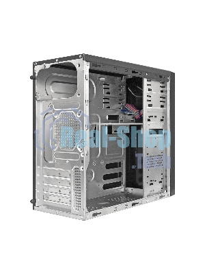 Компьютерный корпус Minitower ExeGate EX283242RUS MA-373X-UN400 Black, mATX (UN400, 120мм) 2*USB, Audio