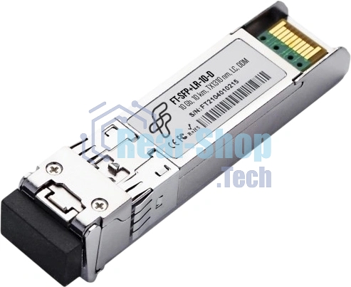 Трансивер FT-SFP+LR-10-D 10G, SFP+, LC SMF 10km, 1310nm laser, Fibertrade (аналог AFCT-739DMZ)