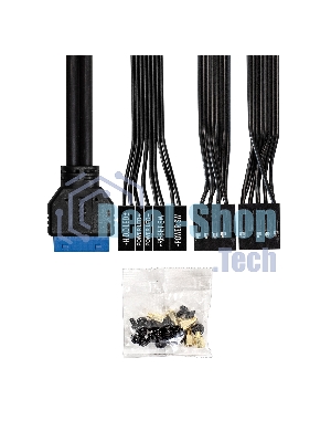 Компьютерный корпус Minitower ExeGate BAA-308MU2-UNS450 (mATX, БП UNS450 с вент. 12см, 1хUSB+2хUSB 3.0, HD Audio, черный)