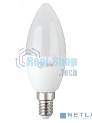 Лампа светодиодная ЭРА ECO LED B35-10W-865-E14 R (диод свеча 10Вт холодн. E14) (10/100/3500)