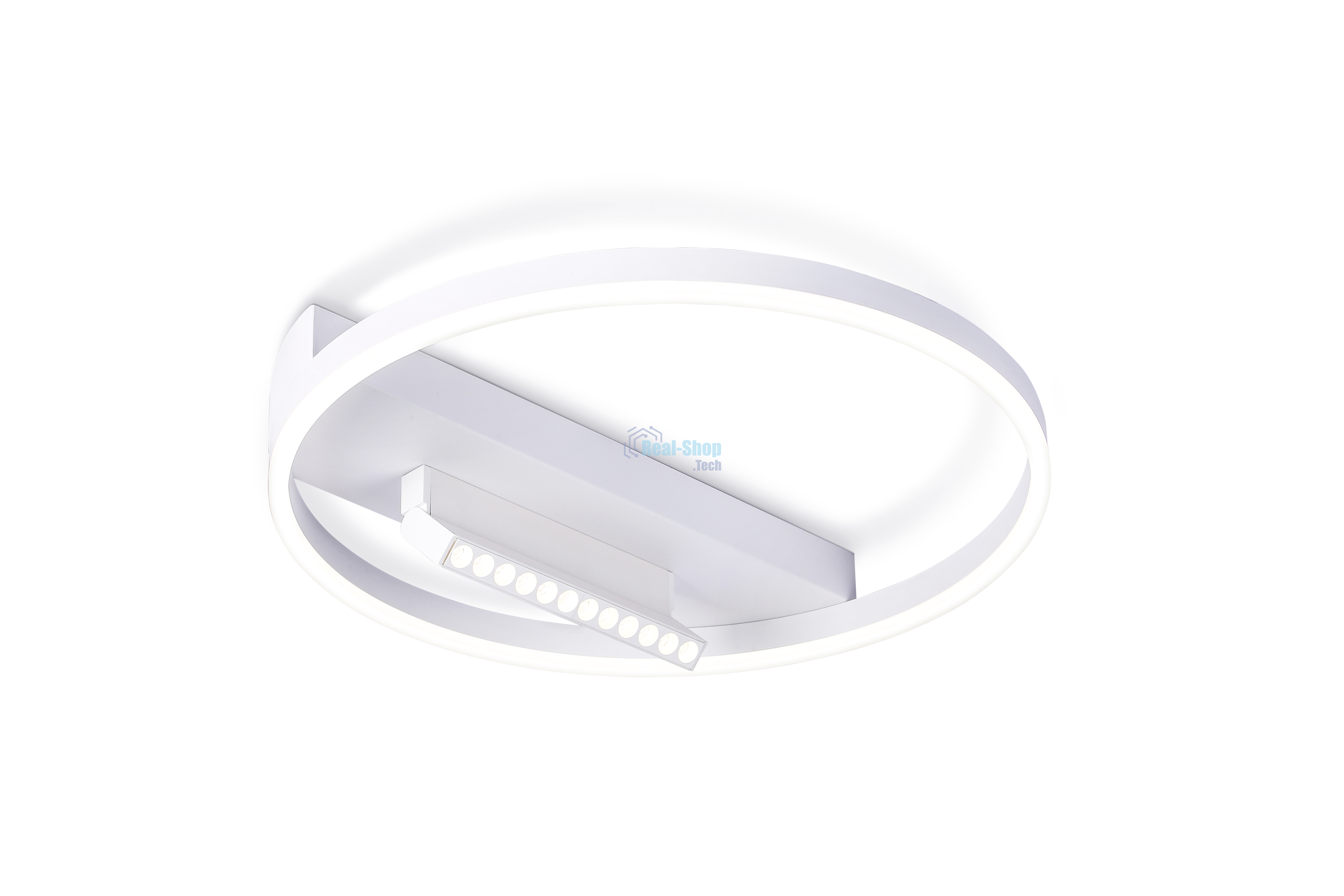 Светильник Ambrella light FL51457/1+1 WH белый 60W 3000K-6400K+4200K D500*110 (ПДУ РАДИО 2.4G)
