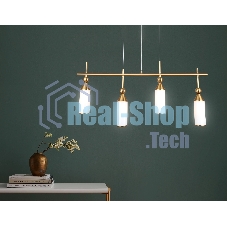 Светильник Ambrella light LH55274/4 BS/FR латунь/белый матовый E14*4 max 40W 845*65*1150