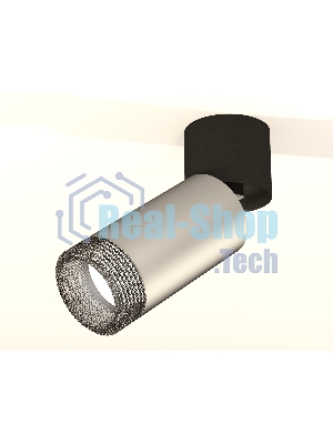 Светильник Ambrella Light XM6324041 SSL/BK/BK серебро песок/черный/тонированный (A2221, C6324, N6151)