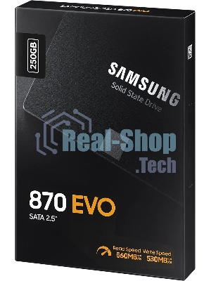 Накопитель SSD Samsung 870 EVO, 250Gb, SATA III, 2.5