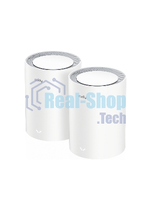 Бесшовный Mesh роутер Cudy M3000(2-PACK) AX3000 10/100/1000/2500BASE-T, белый (упак.:2шт)