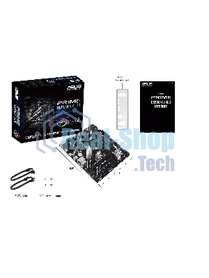 Материнская плата ASUS PRIME B550M-K ARGB, Socket AM4, AMD B550, 2xDDR4, 4xSATA, 2xM.2, 1xPCI-E 4.0 x16, 1xPCI-E x1, 1xHDMI, 1xDP, 1x 1Gb LAN, 4xUSB-A 3.2 Gen 1, 2xUSB-A 2.0, 3x3.5 мм, 7.1, Micro-ATX