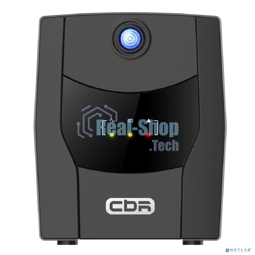 ИБП CBR QTM-1200T-4F-LCUC Line Interactive 1200VA/720W 7Ah12V*2 4 x Shuko, HID-USB, RJ45/11