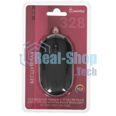 Мышь проводная SMARTBUY (SBM328K) 328 черный