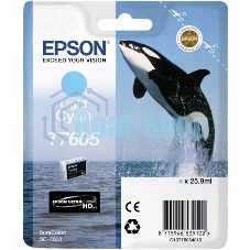 Картридж струйный Epson светло-голубой SC-P600
