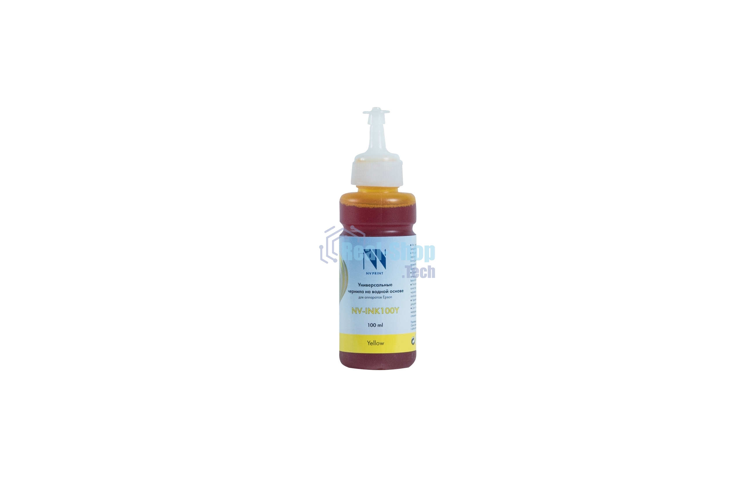 Чернила NVPrint NV-INK100 универсальные Yellow на водной основе для аппаратов Epson (100мл) Китай