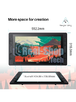 Графический монитор Huion Kamvas Pro 20 (2019), 19.5