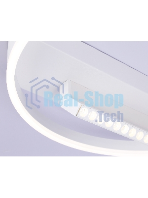 Светильник Ambrella light FL51457/1+1 WH белый 60W 3000K-6400K+4200K D500*110 (ПДУ РАДИО 2.4G)