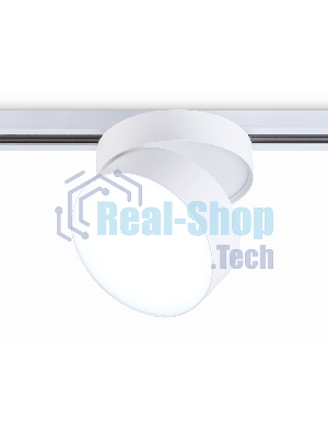 Трековый однофазный светодиодный светильник Ambrella light GL6875 WH белый LED 16W 4200K D115*90