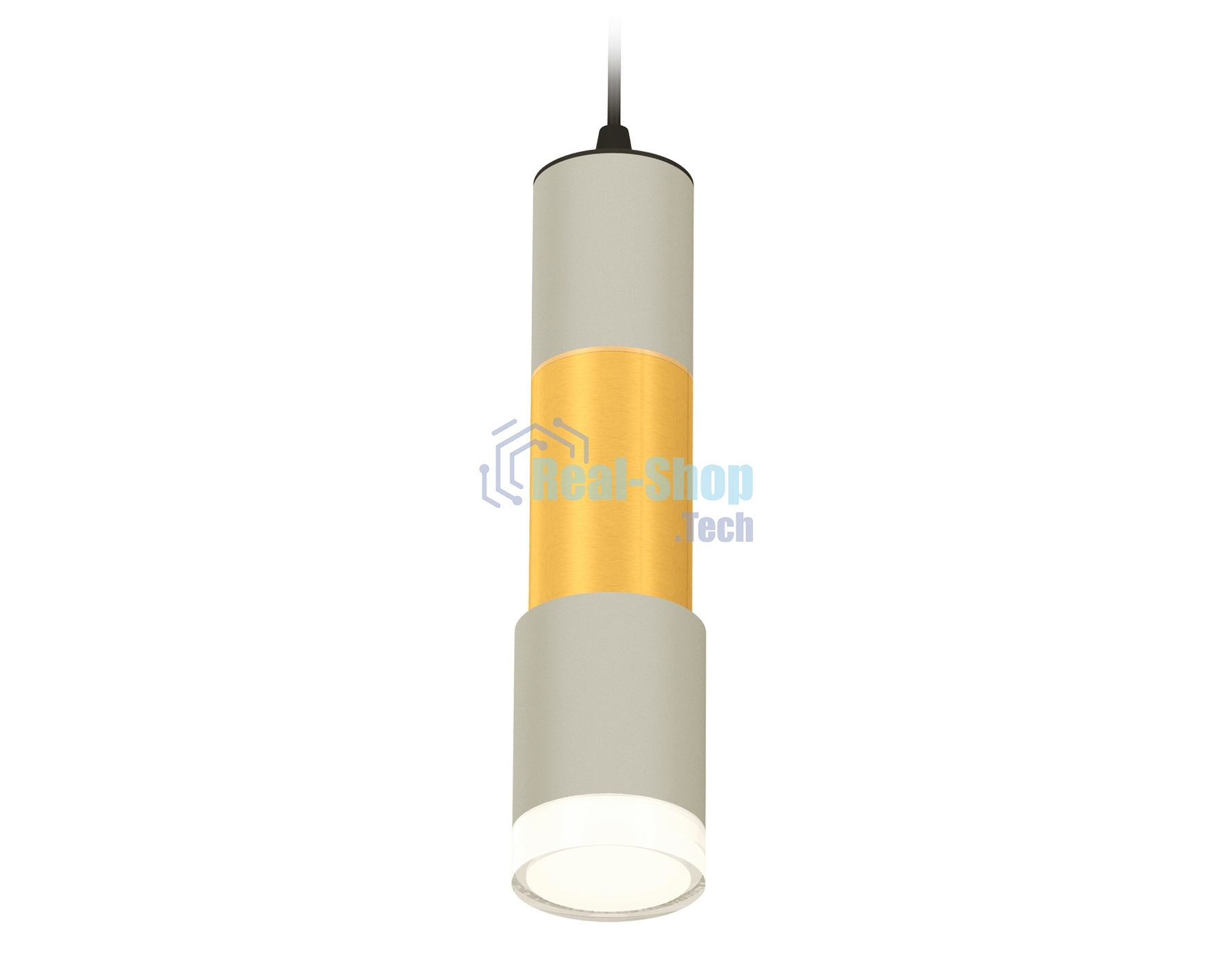 Светильник Ambrella Light XP7423042 SGR/PYG/CL серый песок/золото желтое полированное/прозрачный MR16 GU5.3