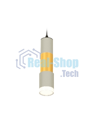 Светильник Ambrella Light XP7423042 SGR/PYG/CL серый песок/золото желтое полированное/прозрачный MR16 GU5.3