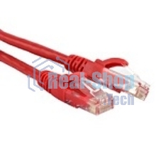 Патч-корд LANMASTER TWT UTP cat.5e, с заливными колпачками, 3.0 м, красный