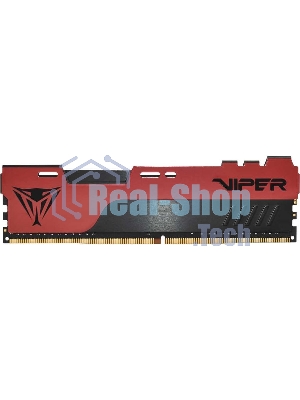 Оперативная память Patriot Viper Elite II, DDR4, 16GB (1x16 GB), 3200 MHz, CL18, DIMM, радиатор, красный, черный