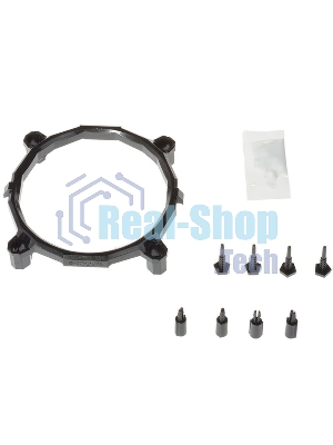 Кулер Cooler ID-Cooling DK-01S серебристый/черный 80мм алюминий 2200rpm 24db 3-pin 65W