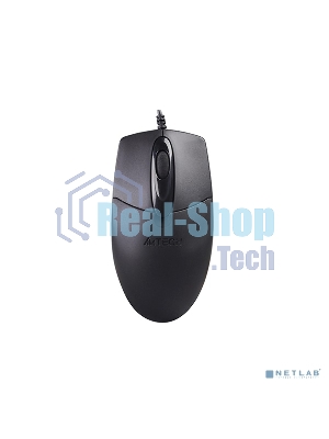 Мышь проводная A4Tech OP-720S черный, 1200 dpi, USB, кнопки - 3