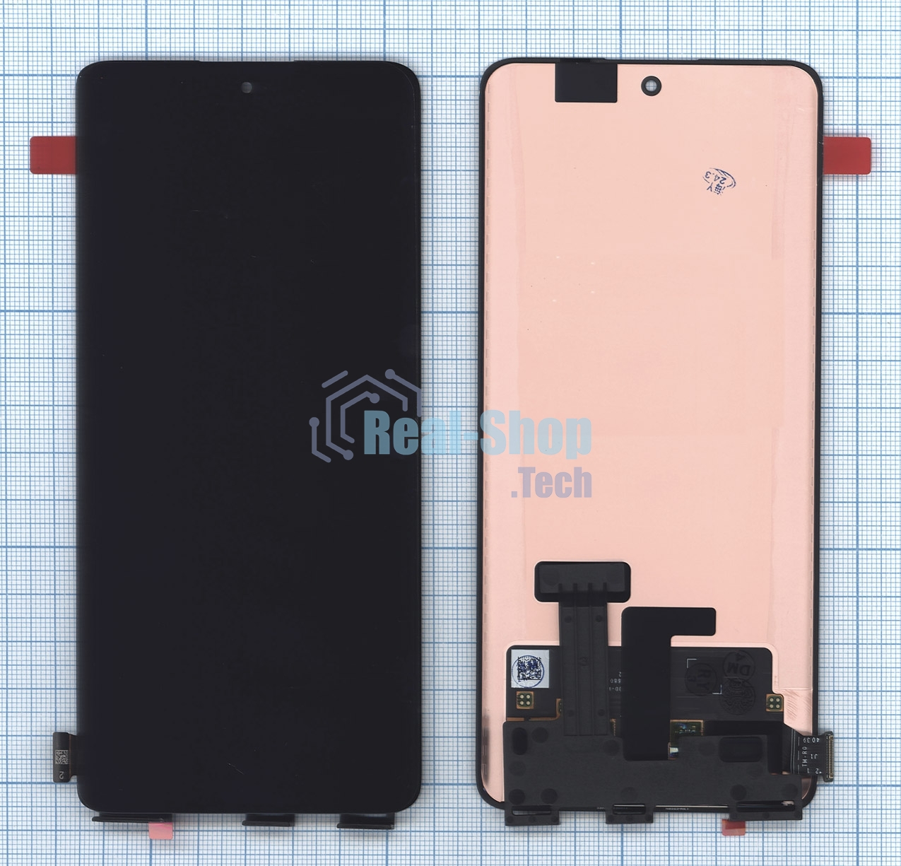 Дисплей для Realme 11 Pro 5G (RMX3771), 11 Pro Plus 5G (RMX3741) в сборе с тачскрином черный