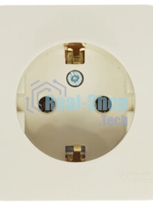Розетка СП Blanca 16А 250В без шторок с заземл. беж. SchE BLNRS001017