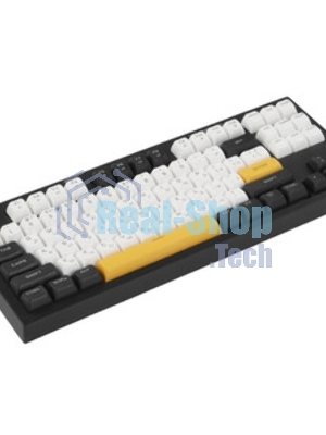 Клавиатура проводная Ritmix RKB-587BL синий-белый-оранжевый