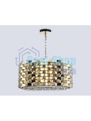 Люстра Ambrella light LH41009/18 BS/CL латунь/прозрачный E14*18 max 40W D700*320